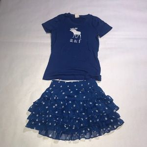 Blue Abercrombie Kids Matching Set
